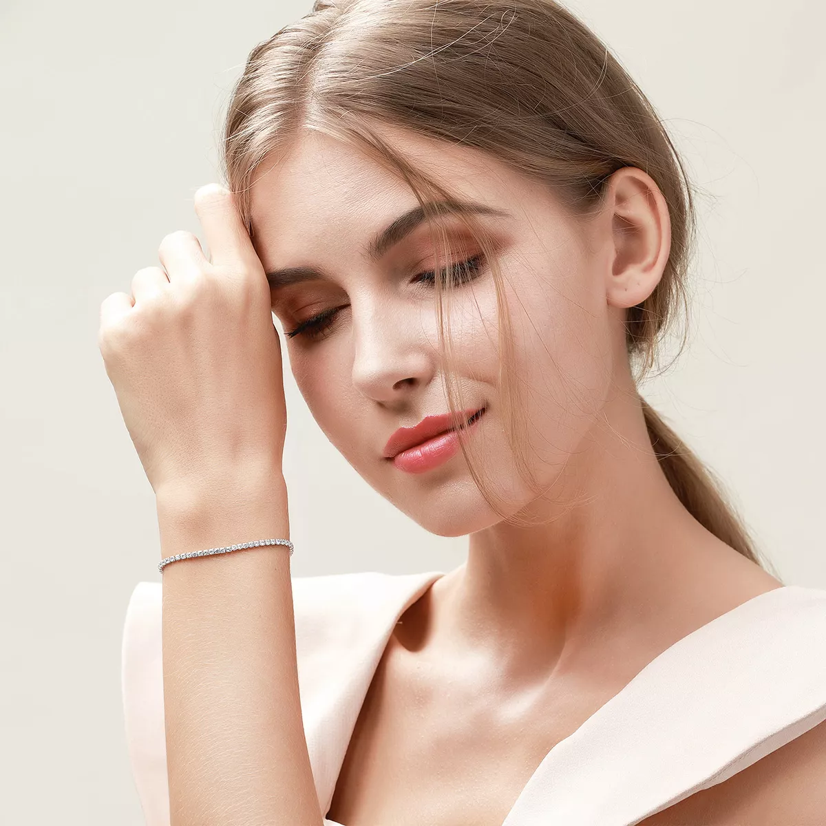 Pulseira Carinhosamente estilo Pandora - SCB029