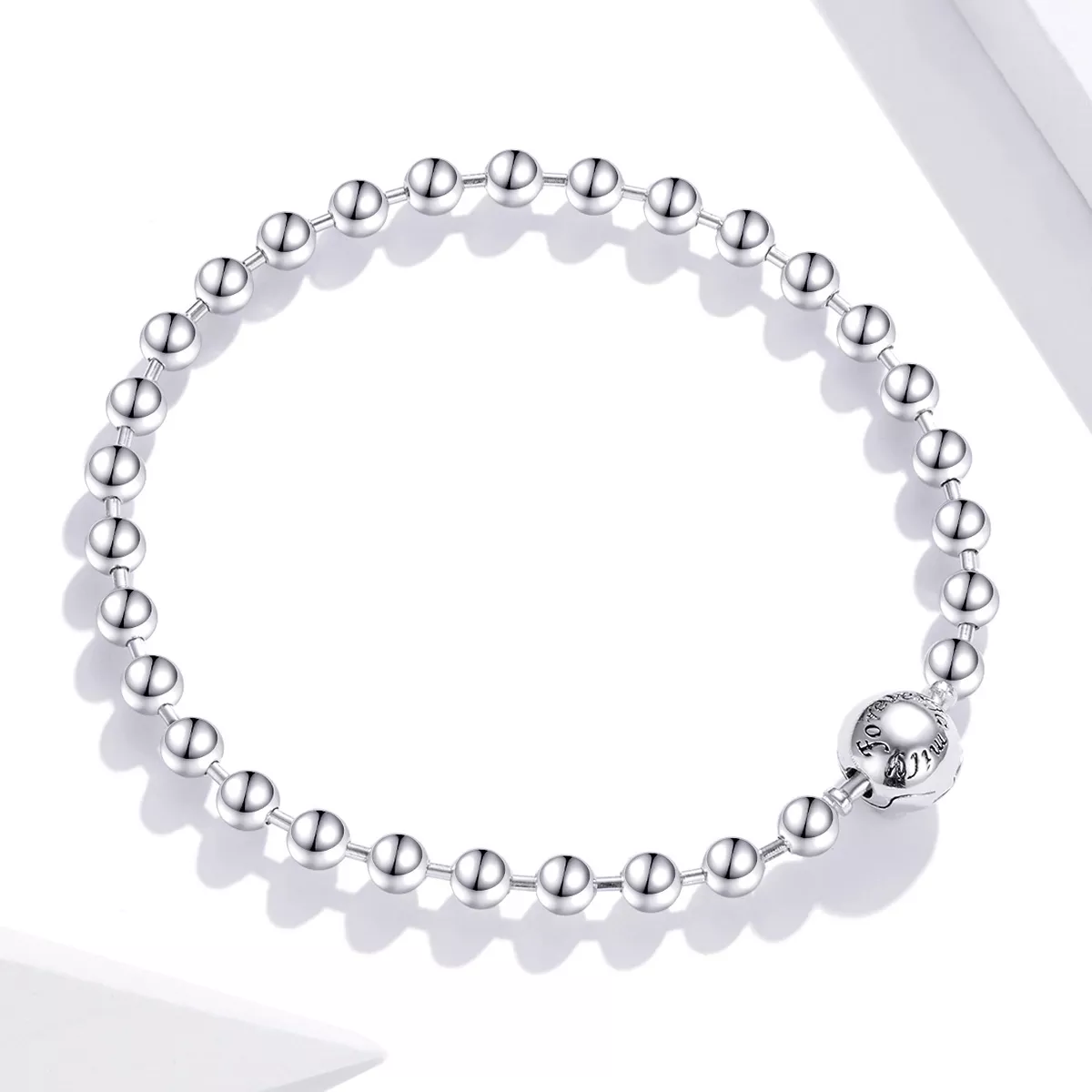 Pulseira Contas de Prata estilo Pandora - SCB208