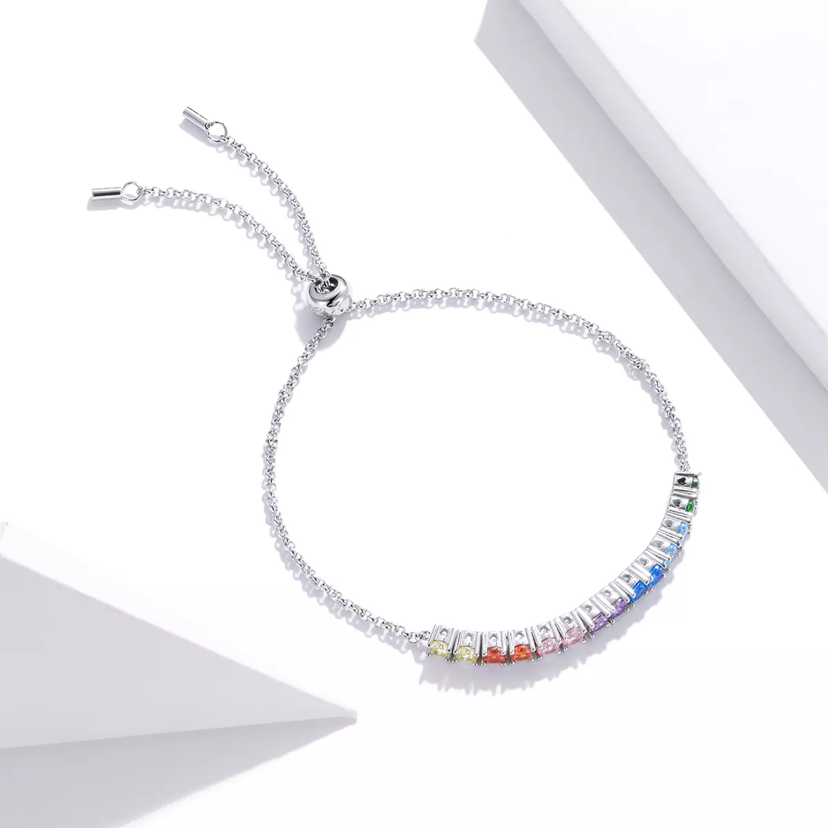Pulseira Ponte de Arco-Íris estilo Pandora - SCB213