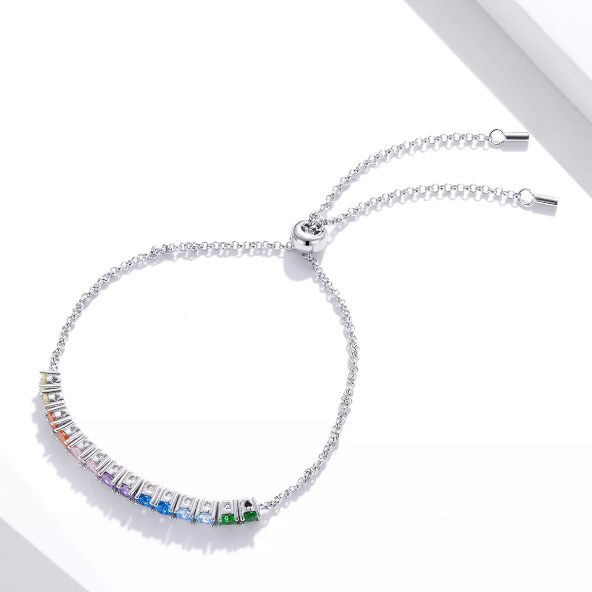 Pulseira Ponte de Arco-Íris estilo Pandora - SCB213
