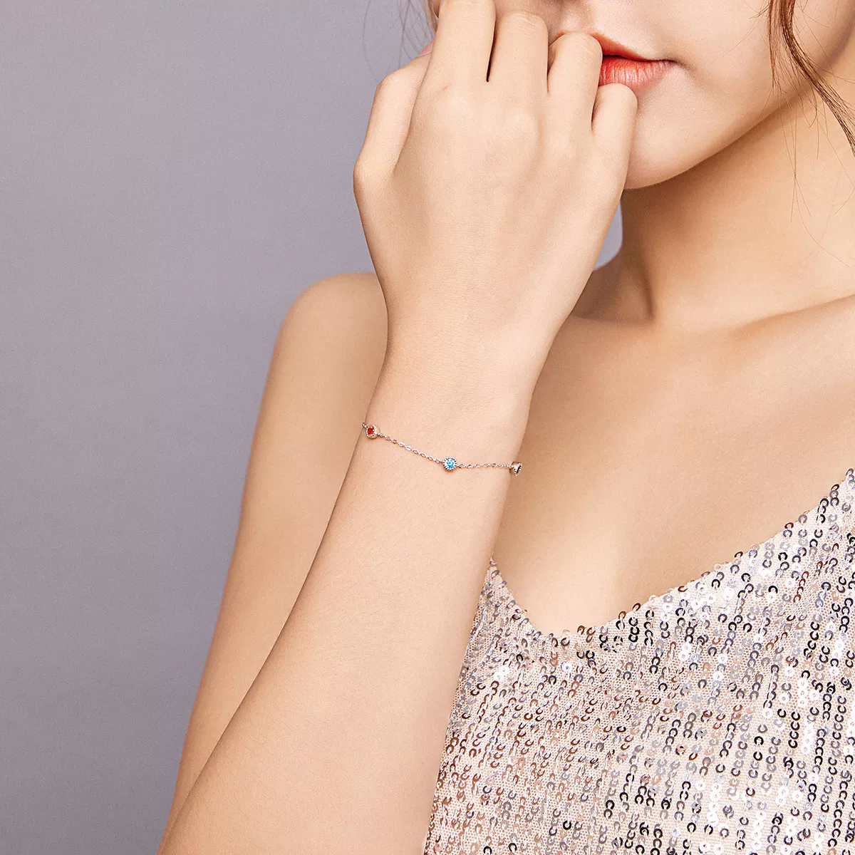 Pulseira Verão colorido estilo Pandora - SCB184