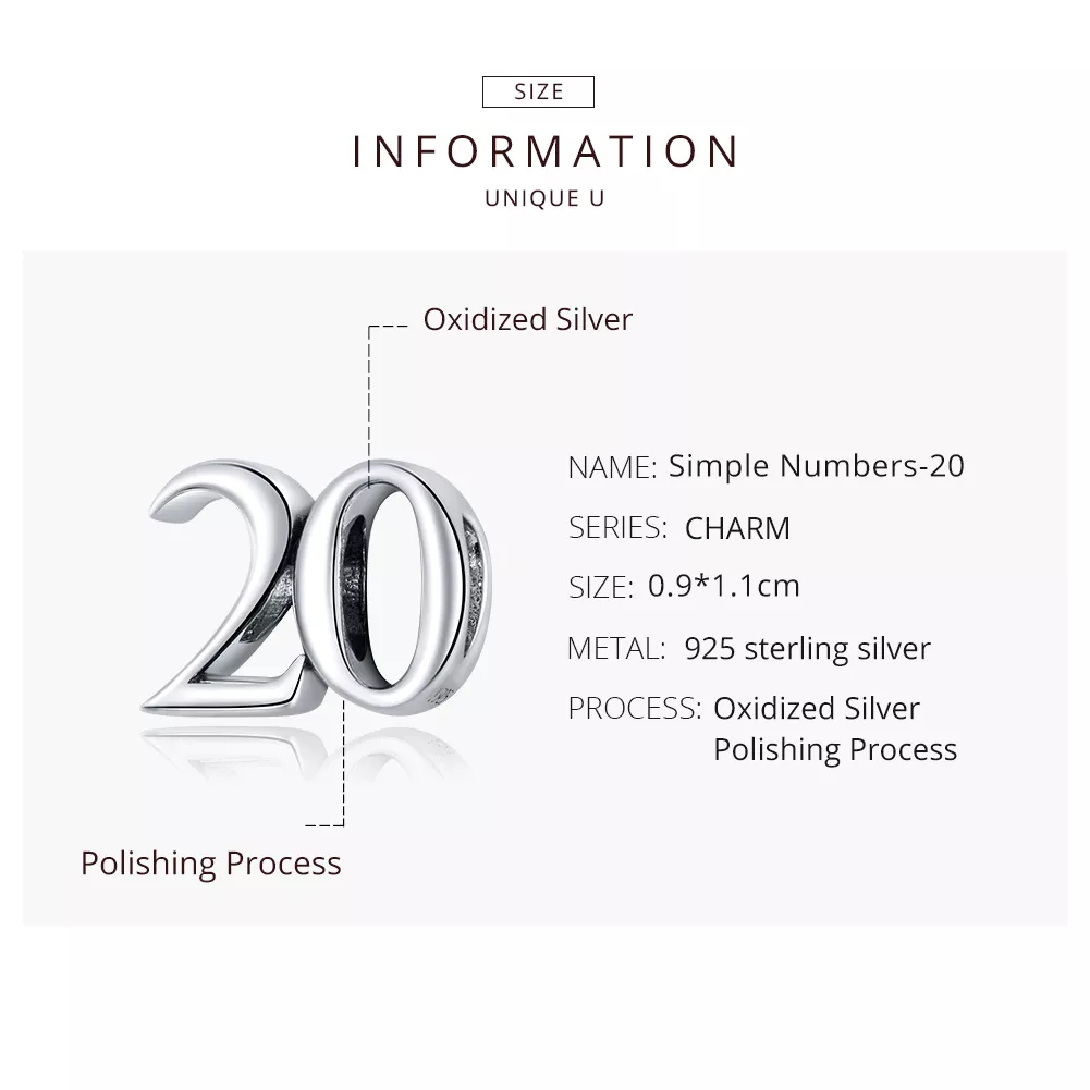 Charm 20º aniversário life Pandora - SCC1623