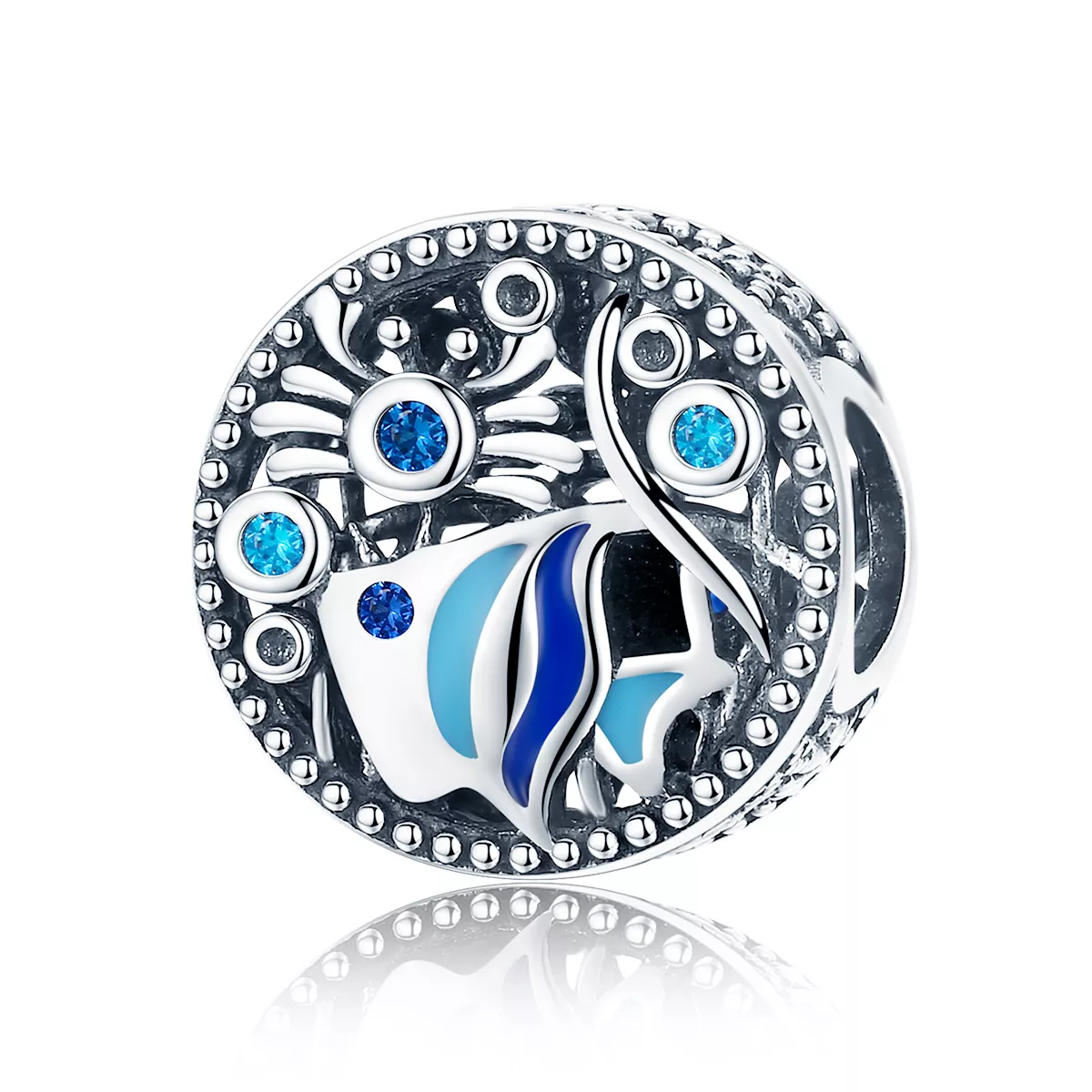 Charm A Vida Oceânica Do Mundo Subaquático estilo Pandora - SCC763