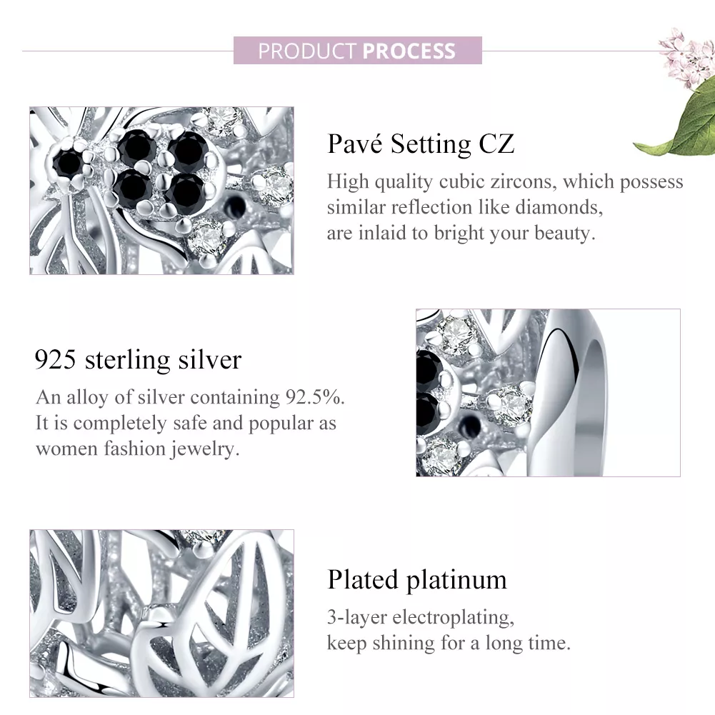 Charm Abelha inteligente estilo Pandora - BSC200