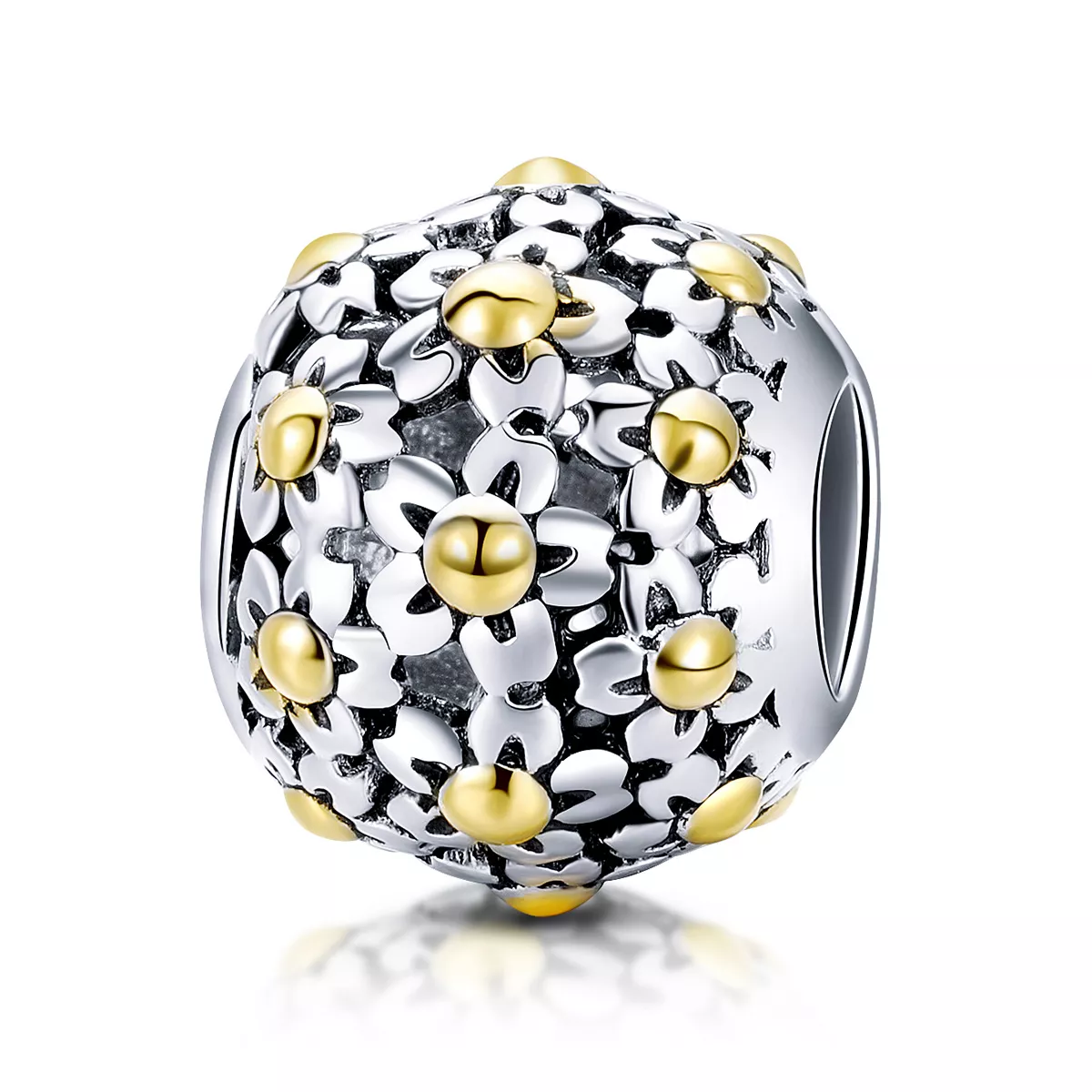 Charm Abraço das flores estilo Pandora - SCC717