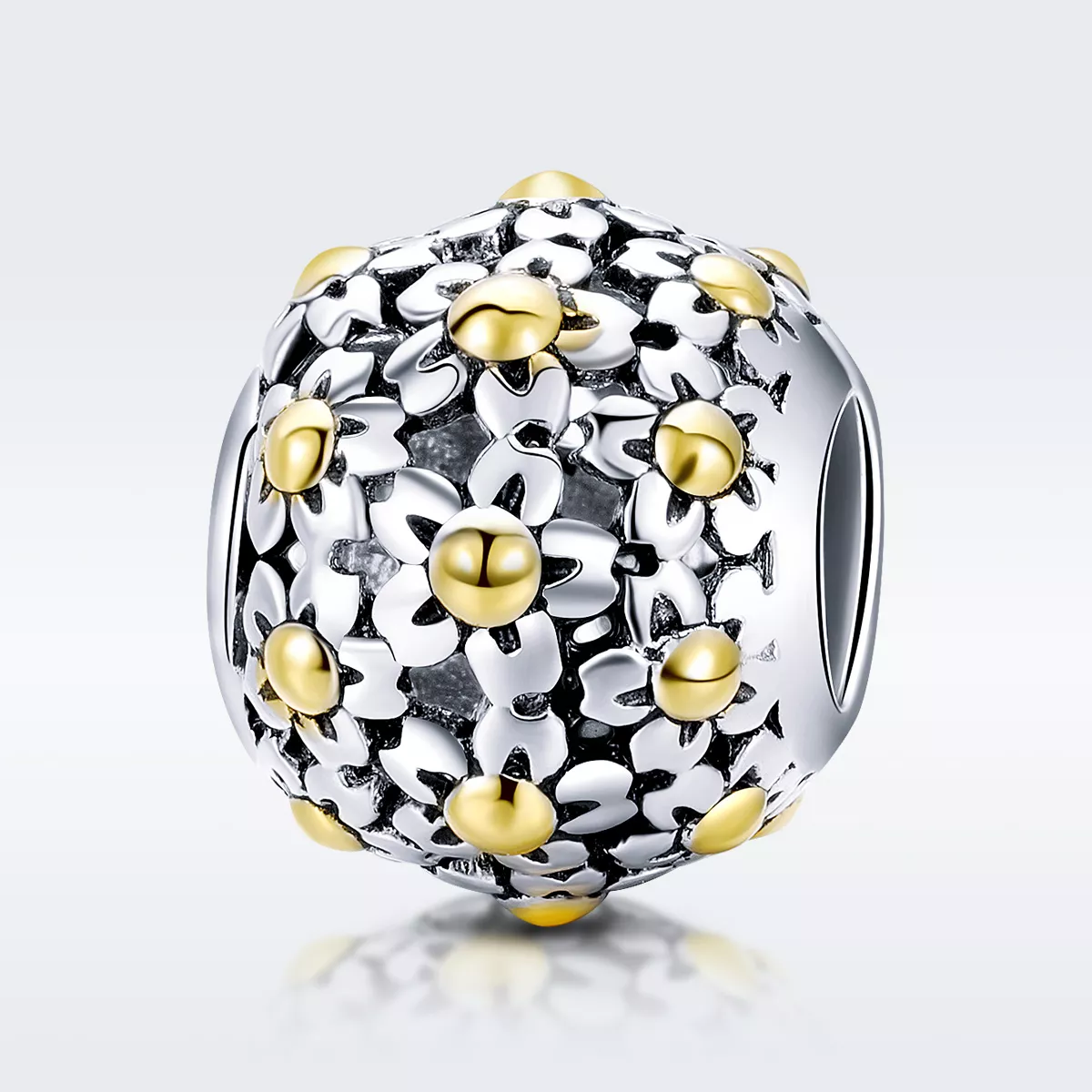 Charm Abraço das flores estilo Pandora - SCC717