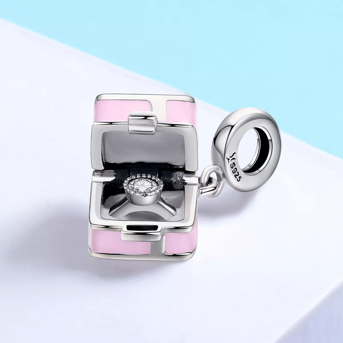 Charm Aliança de casamento estilo Pandora - SCC549