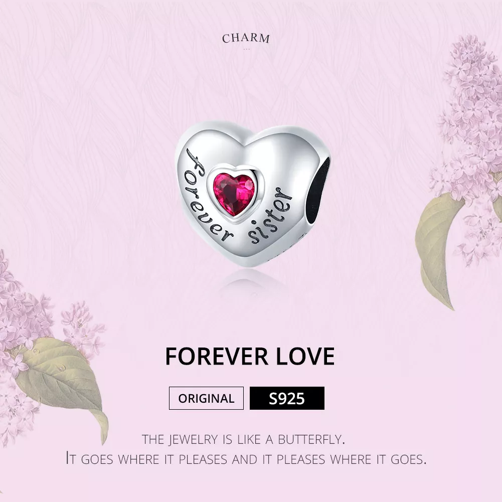 Charm Amor para sempre estilo Pandora - SCC1835