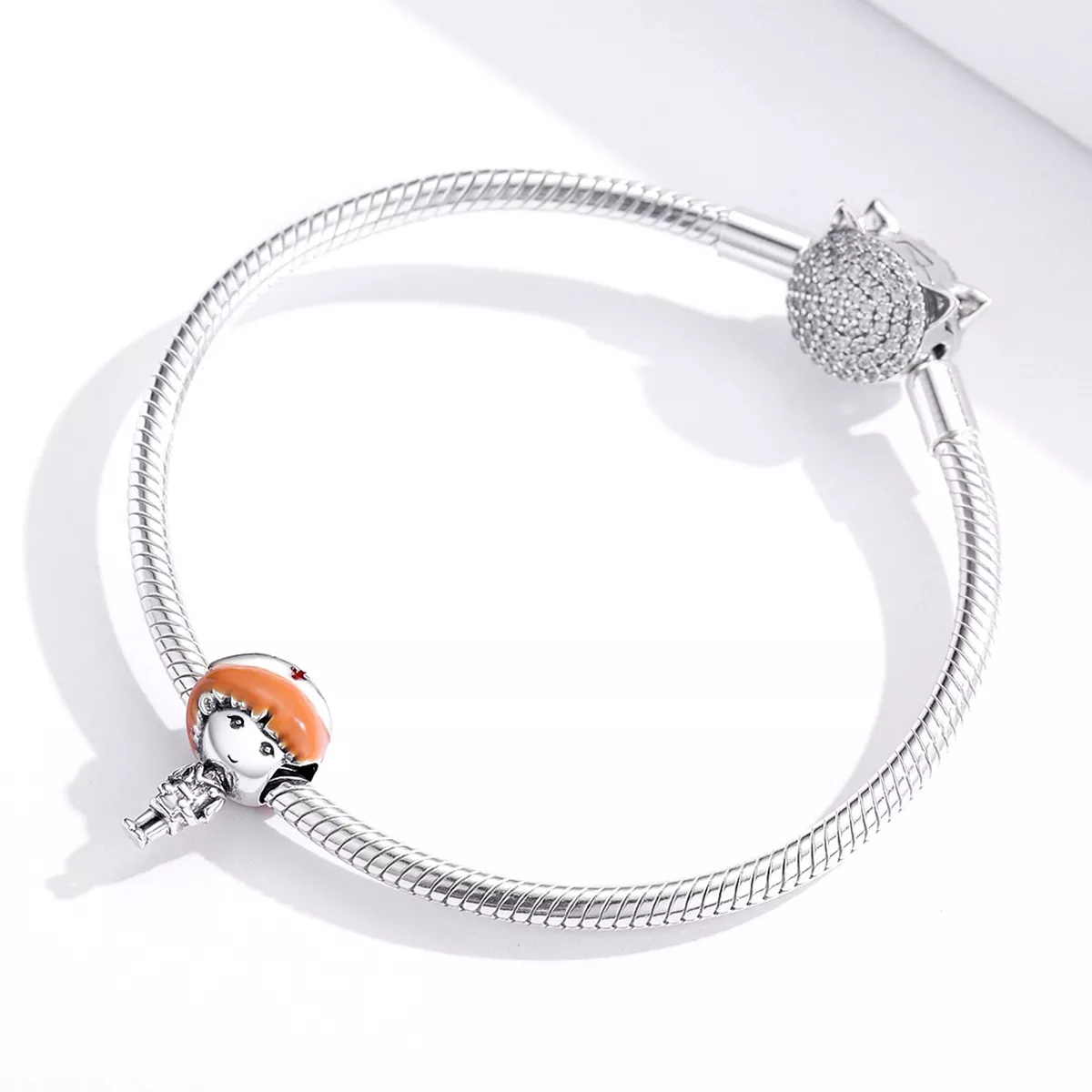 Charm Anjo de branco Enfermeira estilo Pandora - SCC1548