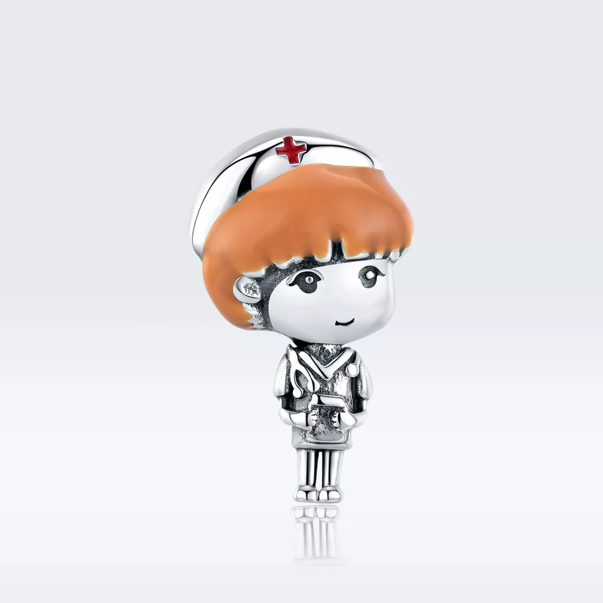 Charm Anjo de branco Enfermeira estilo Pandora - SCC1548