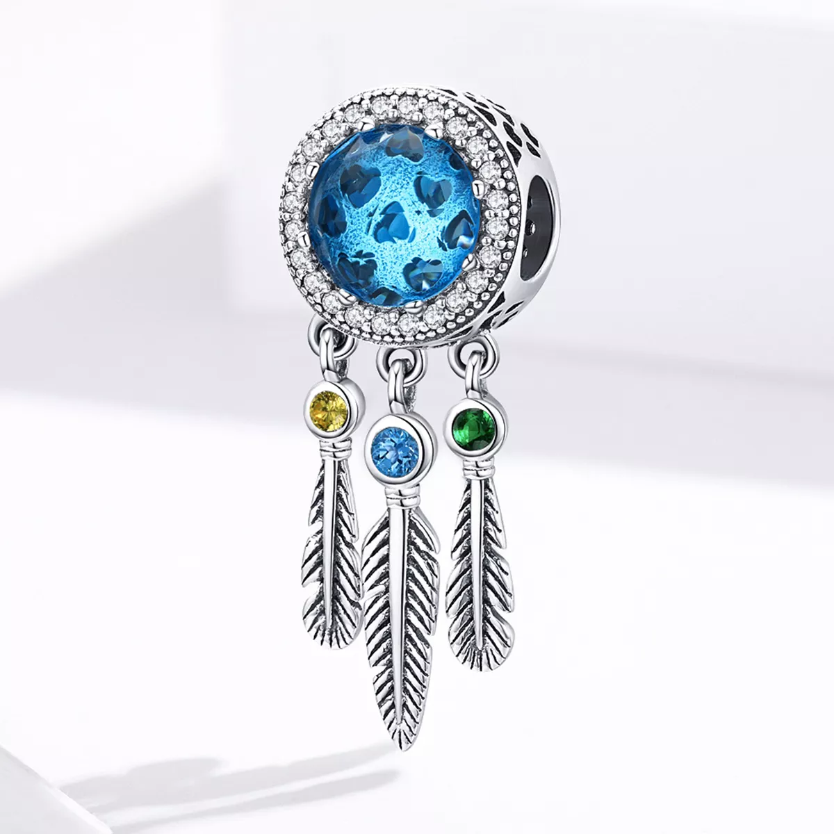 Charm Apanhador de sonhos de safira estilo Pandora - SCC1384