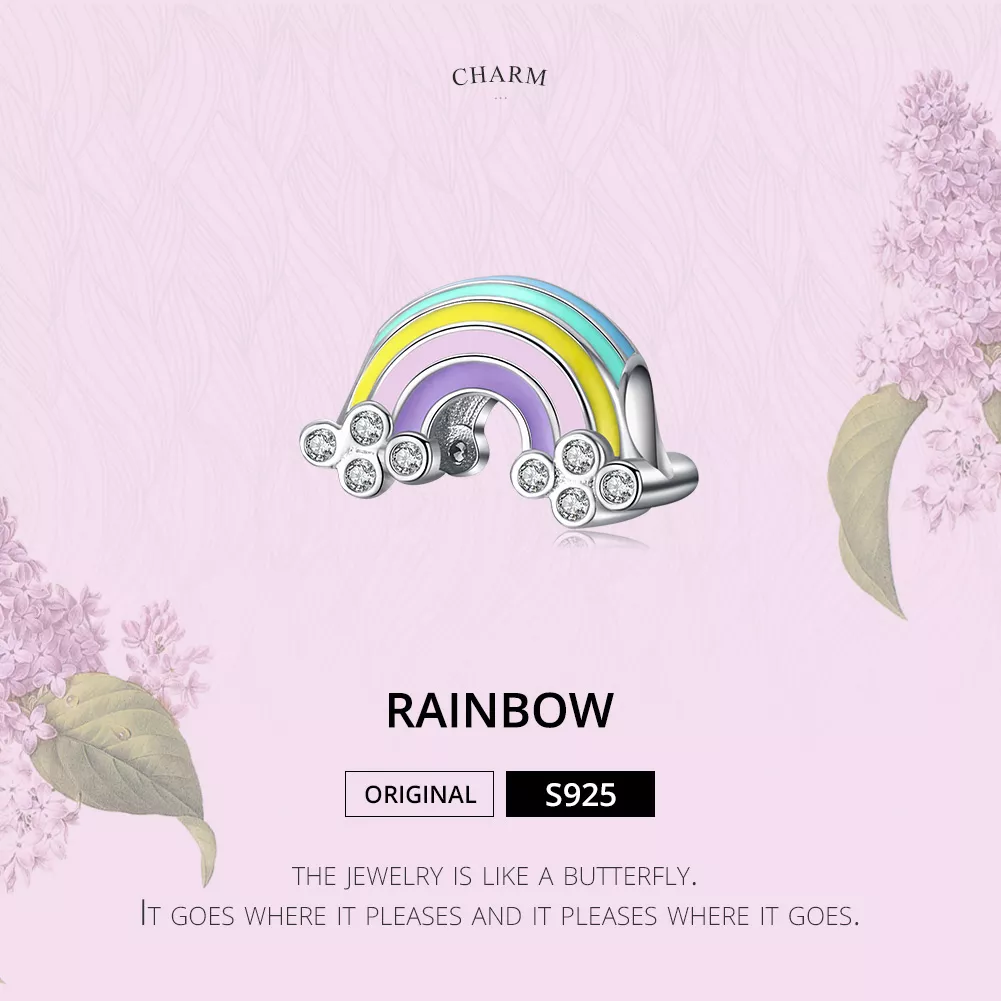 Charm arco-íris life Pandora - SCC1425
