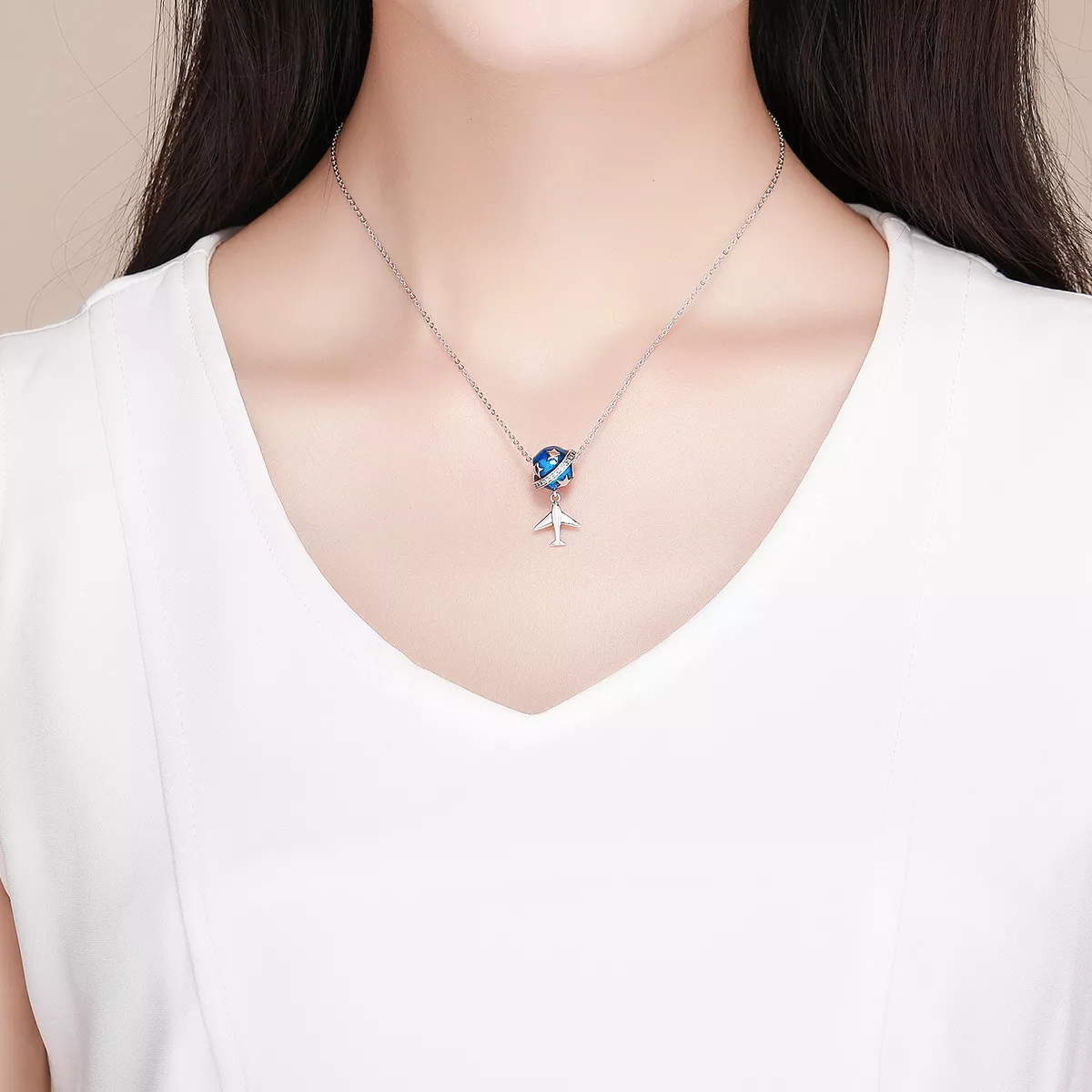 Charm Avião dos sonhos para viajar estilo Pandora - SCC887