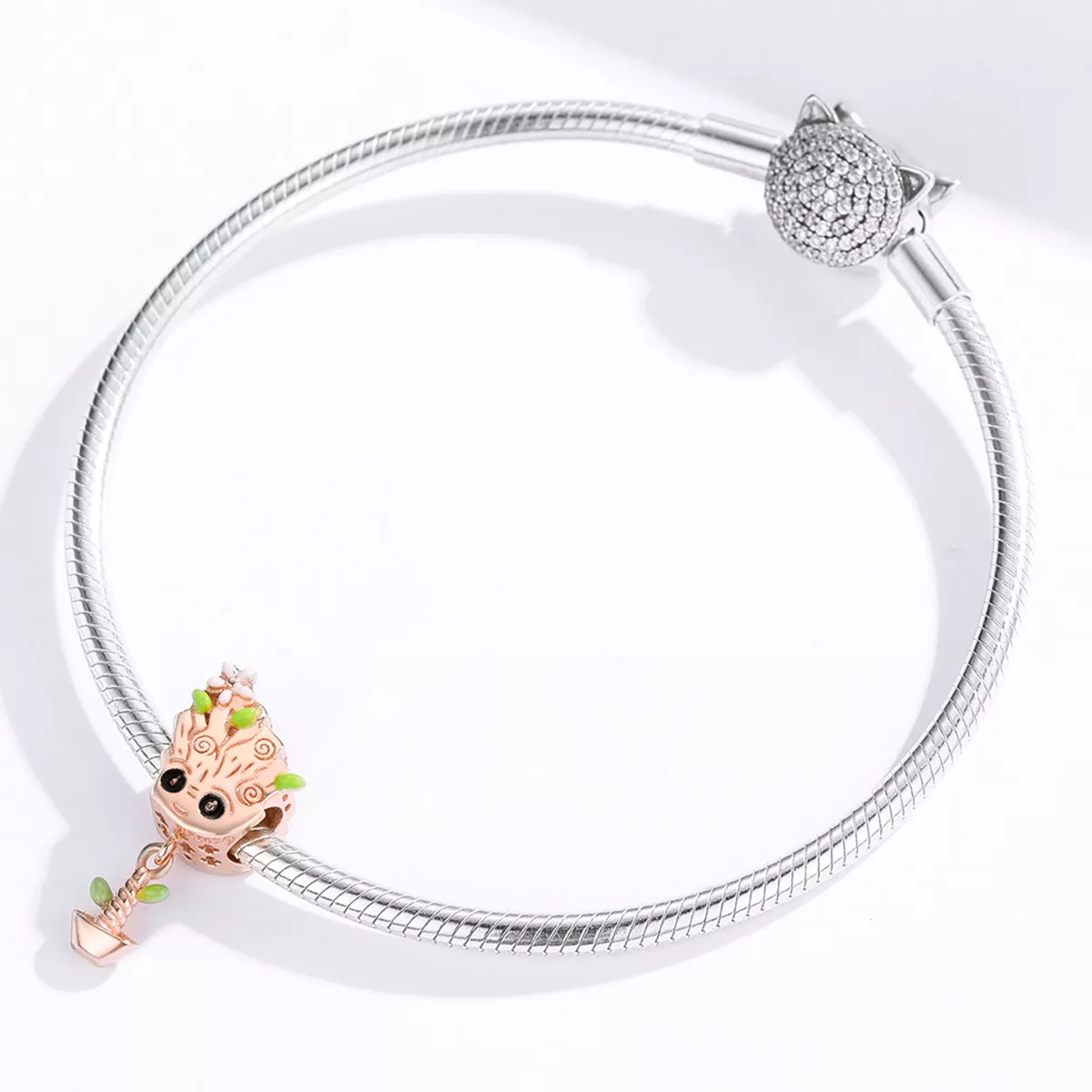Charm Baby Groot life Pandora Rosa - BSC130