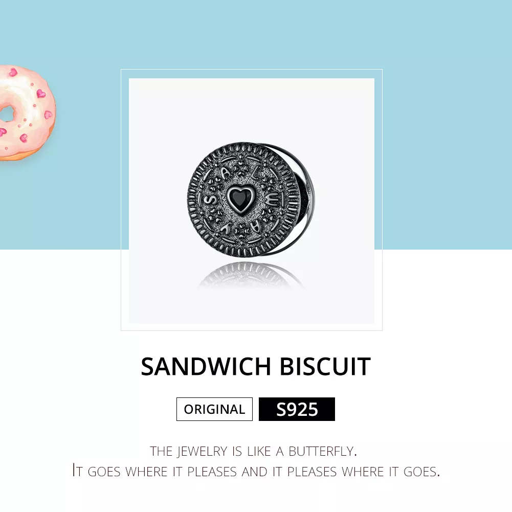 Charm Biscoito Sndwich life Pandora - BSC352