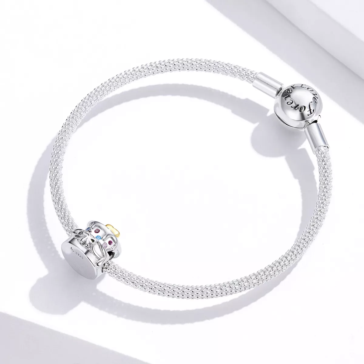 Charm Bolo de casamento estilo Pandora - BSC267