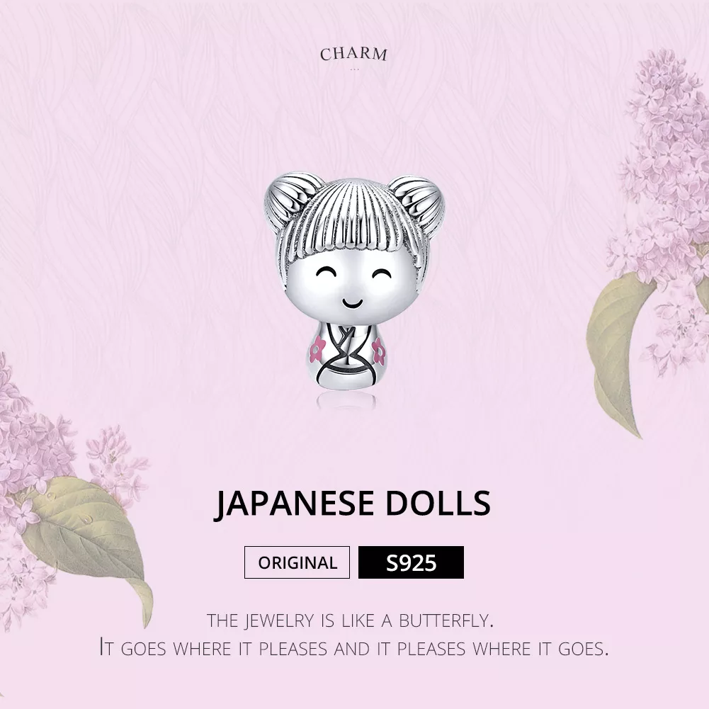 Charm Boneca japonesa life Pandora - SCC1455