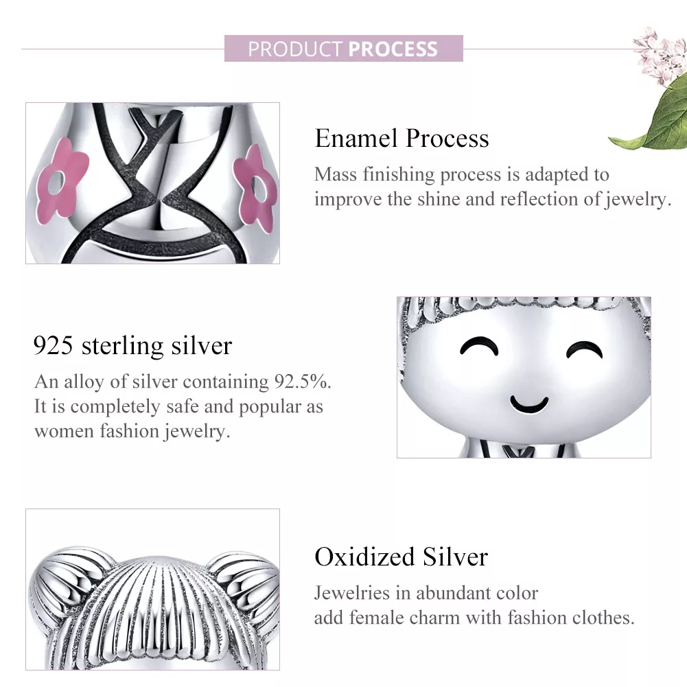 Charm Boneca japonesa life Pandora - SCC1455