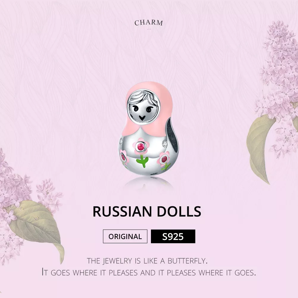 Charm Bonecas russas life Pandora - SCC1435