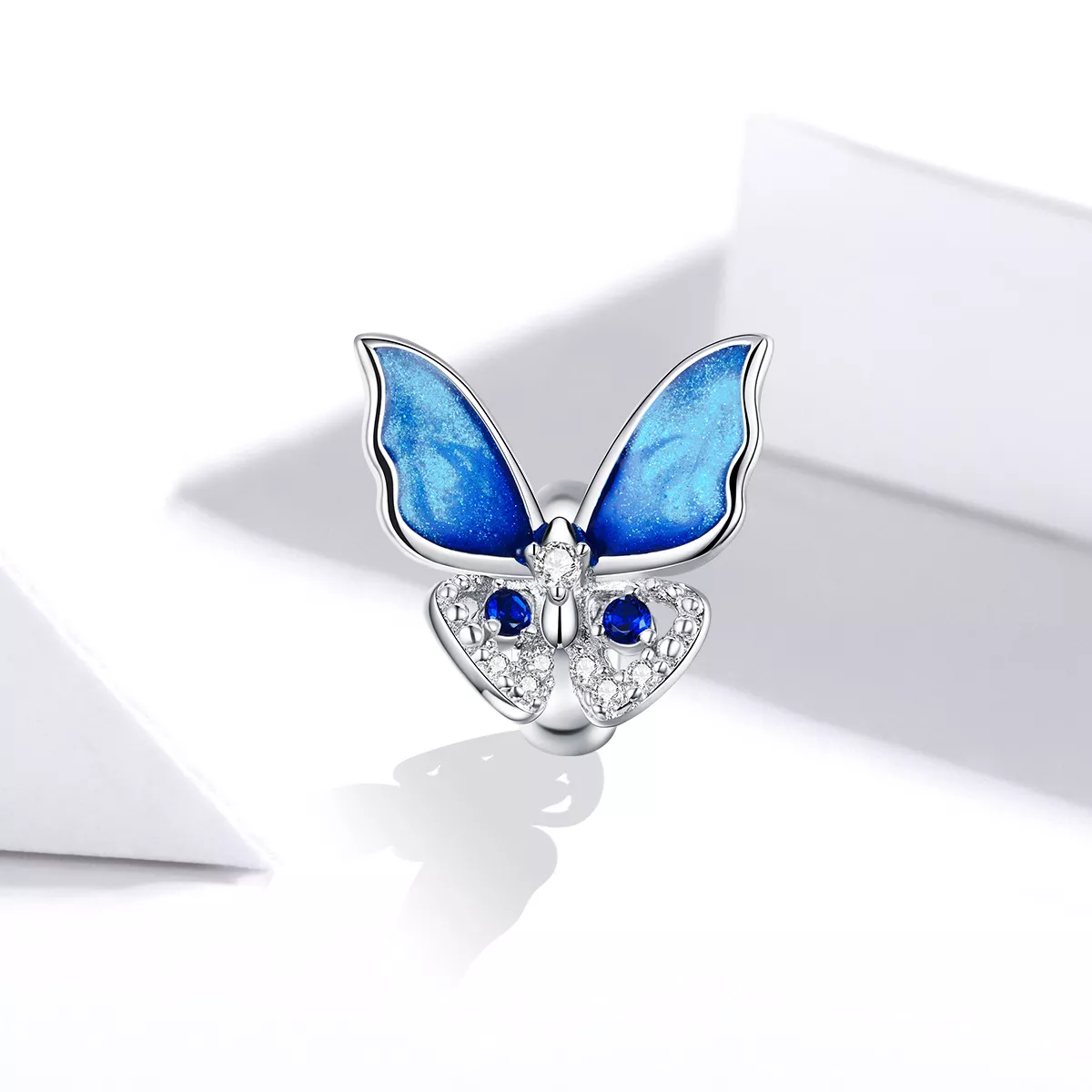 Charm Borboleta colorida estilo Pandora - BSC405