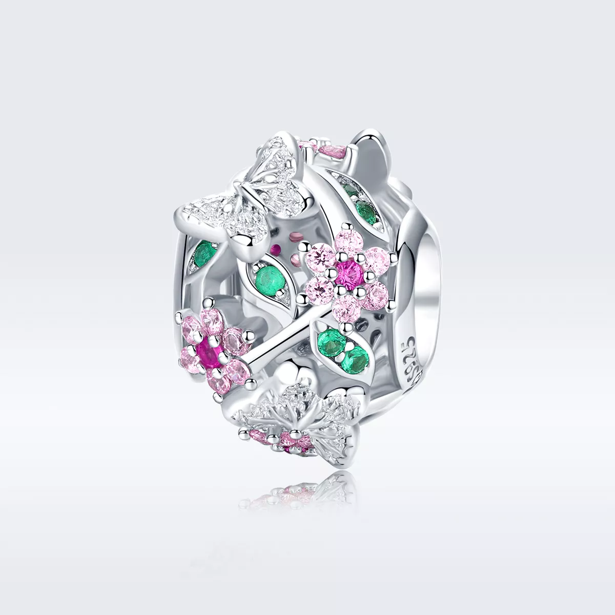 Charm Borboleta Dançante estilo Pandora - BSC116