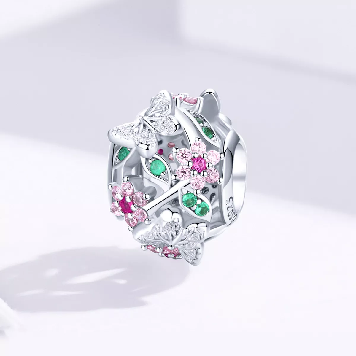 Charm Borboleta Dançante estilo Pandora - BSC116