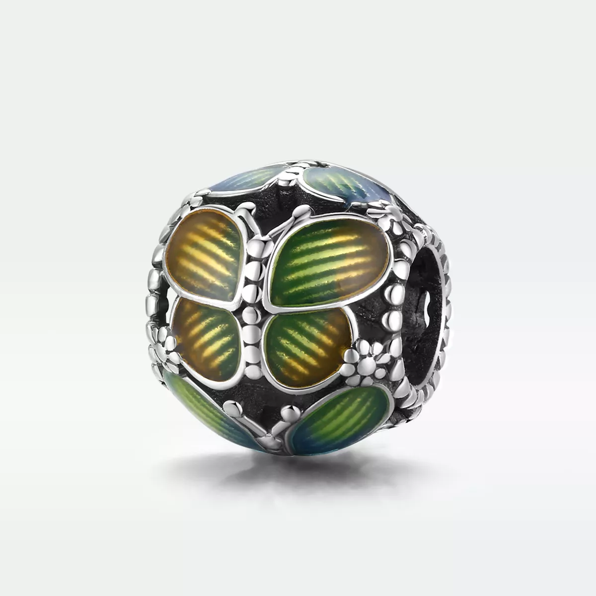 Charm Borboletas fantasia estilo Pandora - SCC1705