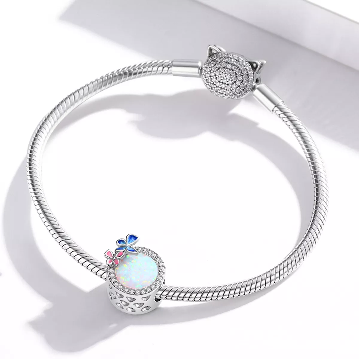Charm Borboletas na primavera estilo Pandora - SCC1730