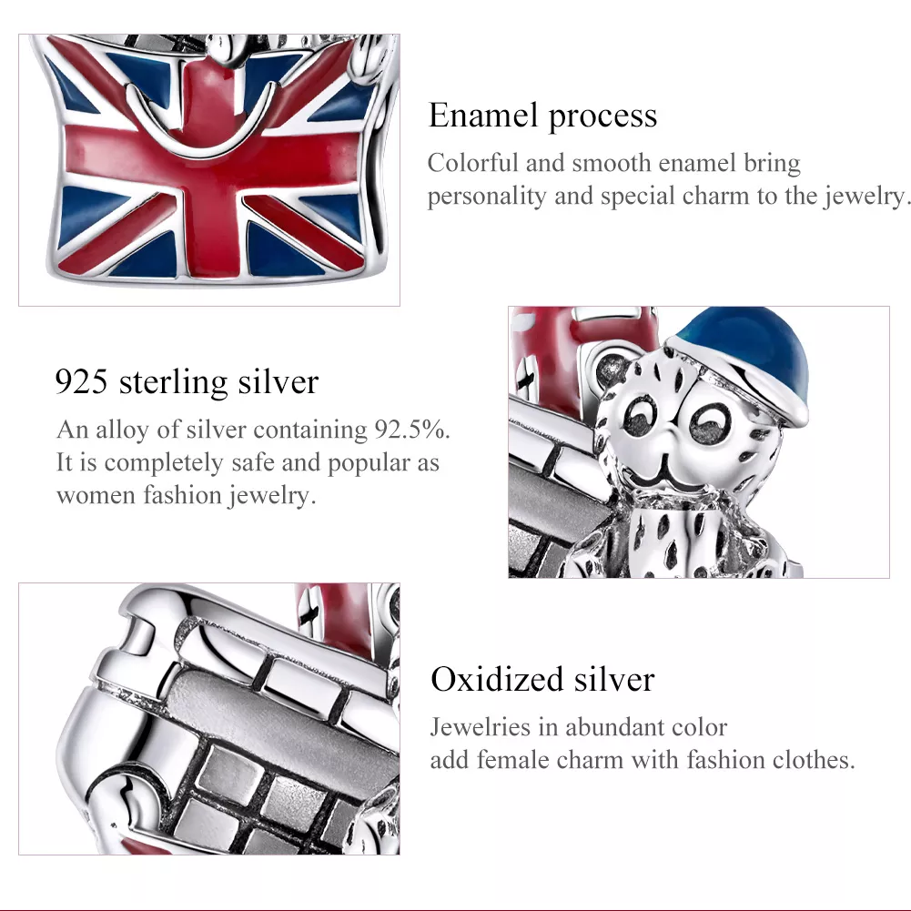Charm Brindes britânicos estilo Pandora - SCC1740