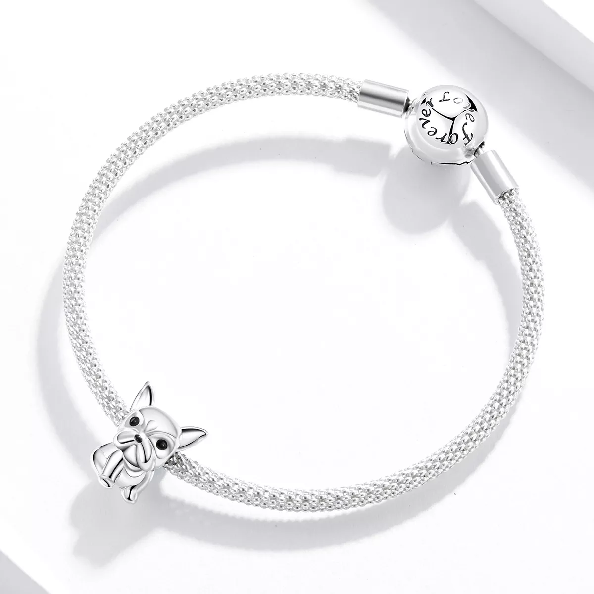 Charm Bulldog Francês Fofo estilo Pandora - SCC1599