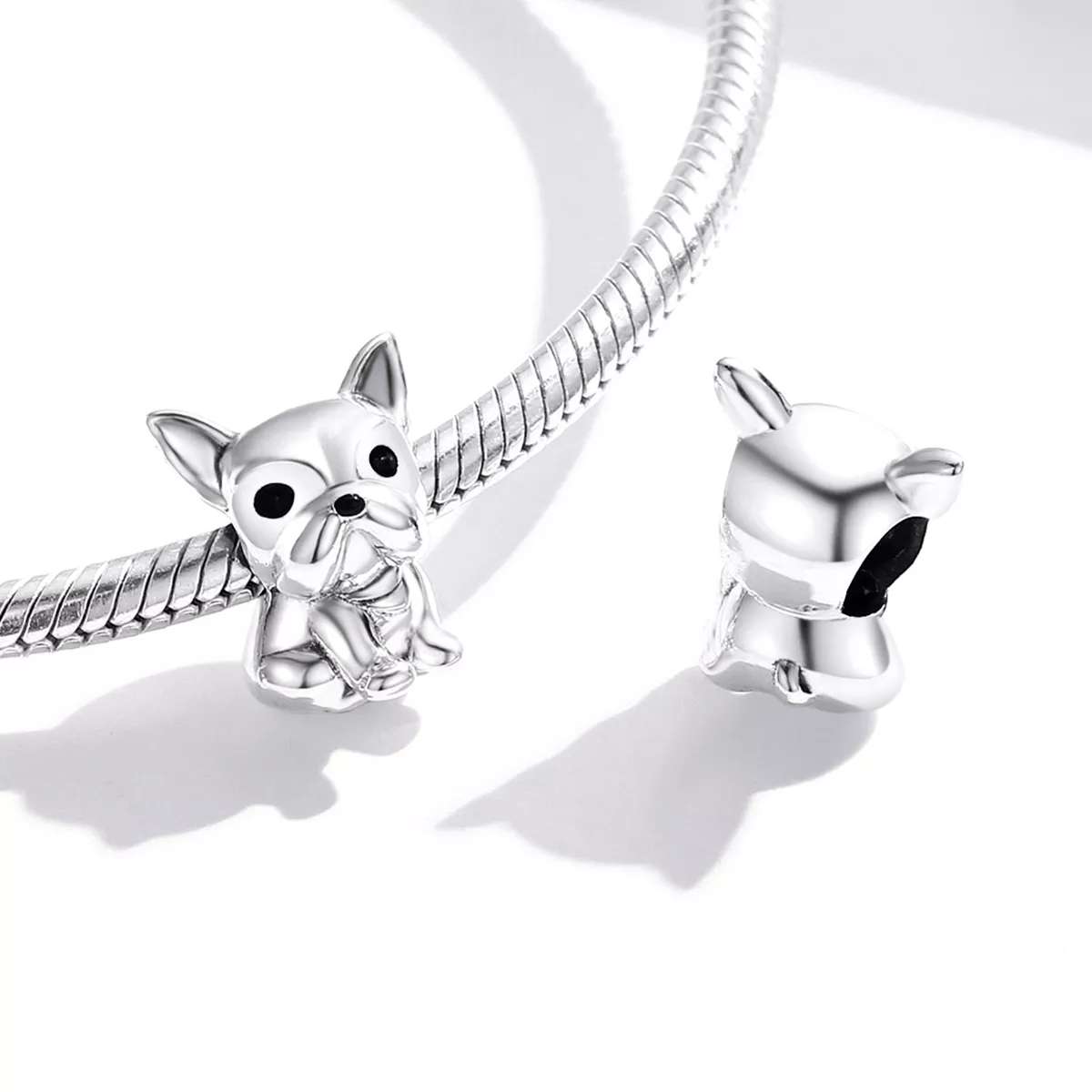 Charm Bulldog Francês Fofo estilo Pandora - SCC1599