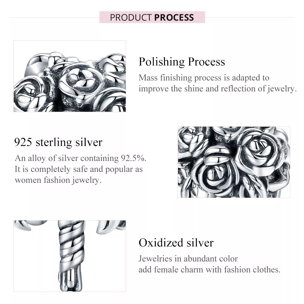 Charm Buquê de noiva life Pandora - SCC1566