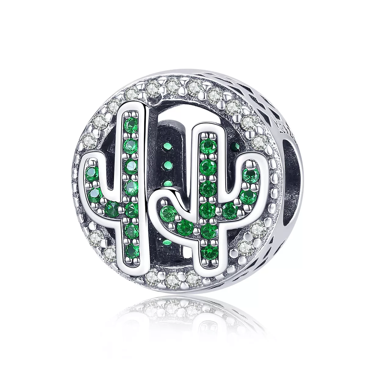 Charm Cacto Verde Vibrante estilo Pandora - SCC918