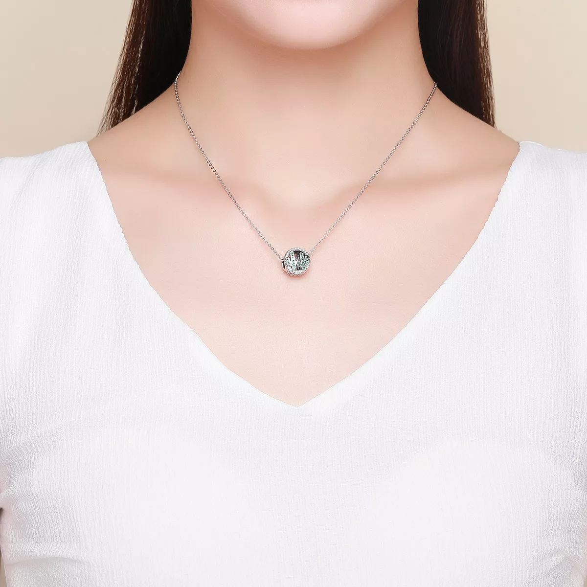 Charm Cacto Verde Vibrante estilo Pandora - SCC918