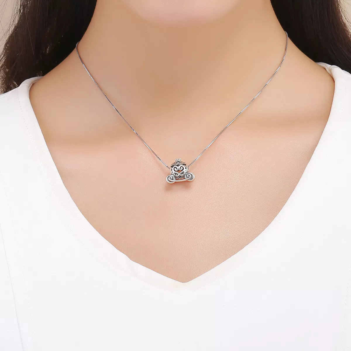 Charm Carro Abóbora da Cinderela estilo Pandora - SCC792