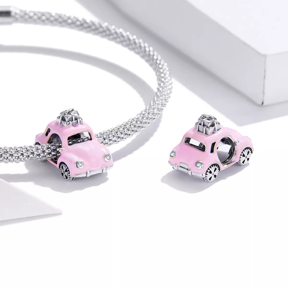 Charm Carro rosa life Pandora - SCC1738