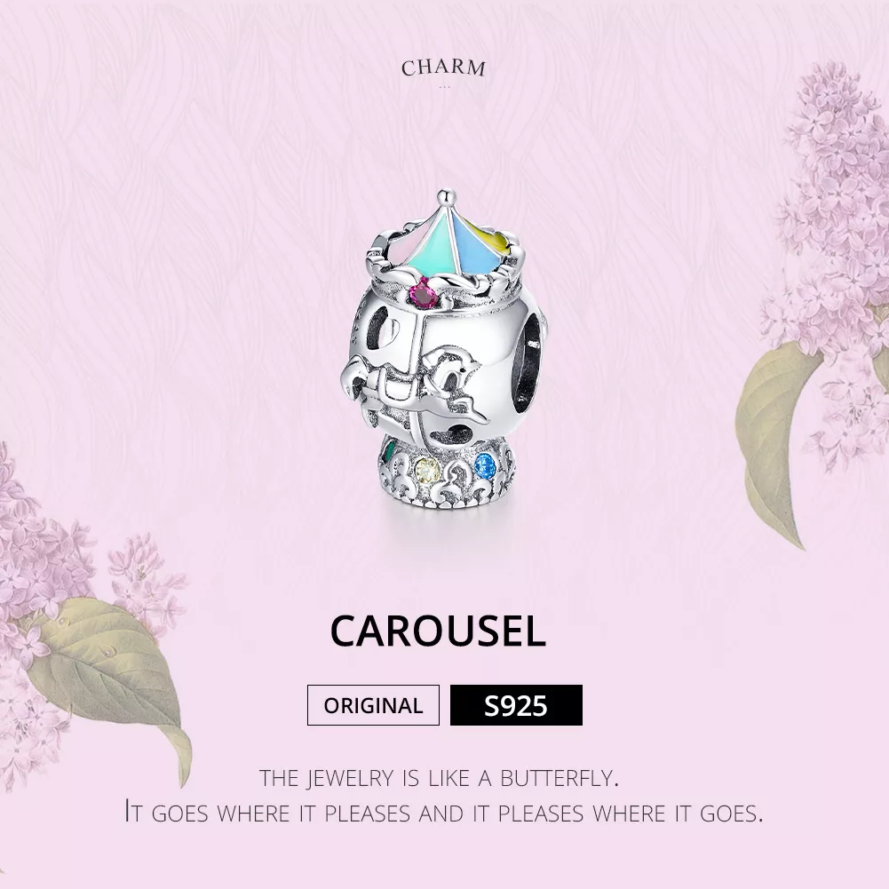 Charm Carrossel life Pandora - SCC1499