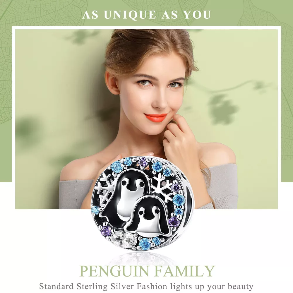 Charm Casa dos Pinguins estilo Pandora - SCC992