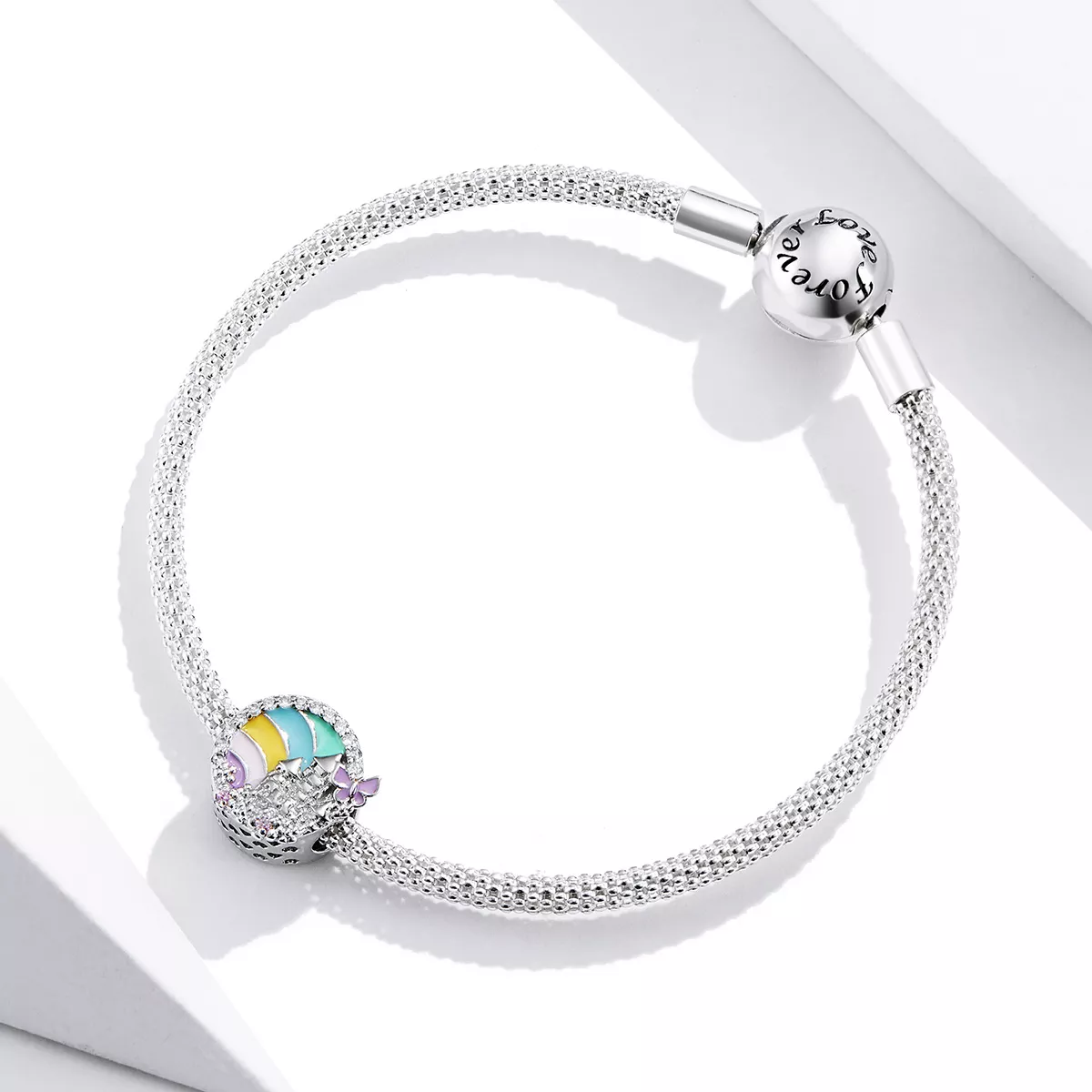 Charm Castelo do arco-íris estilo Pandora - SCC1585