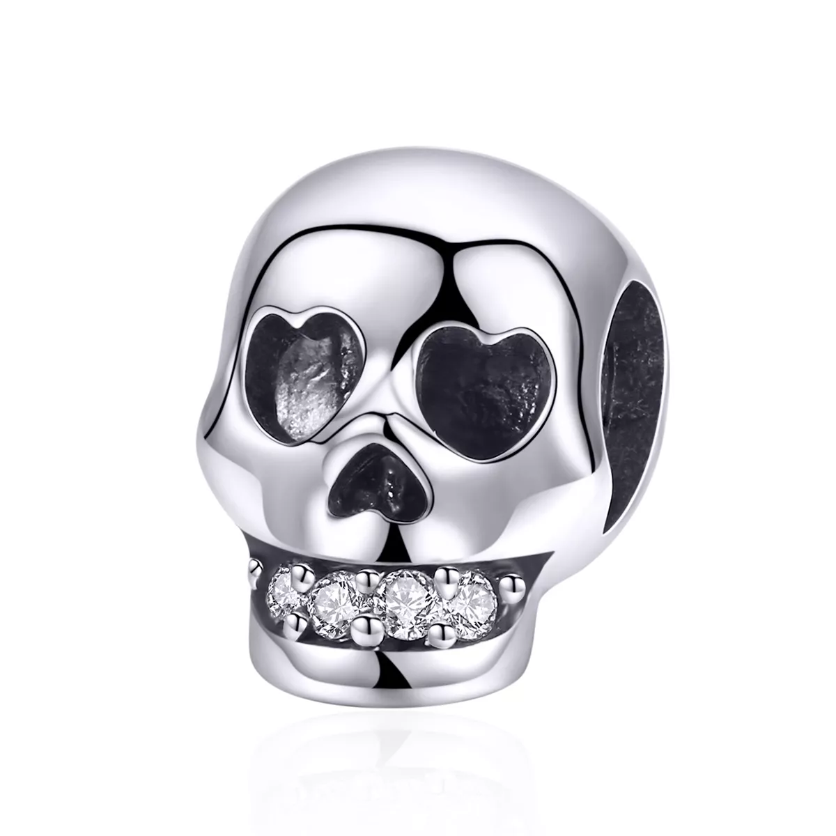 Charm Caveira Branca life Pandora - SCC965