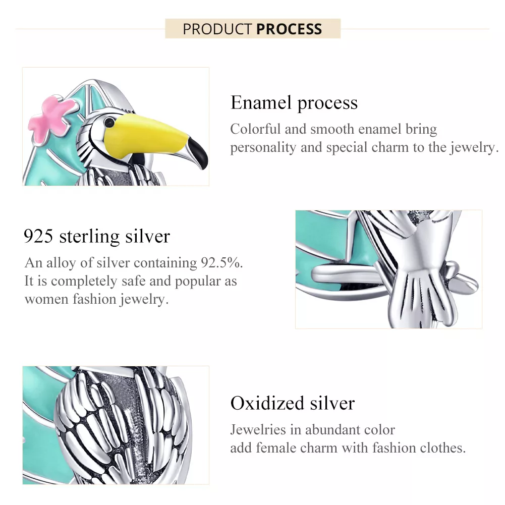 Charm Cegonha life Pandora - SCC1531