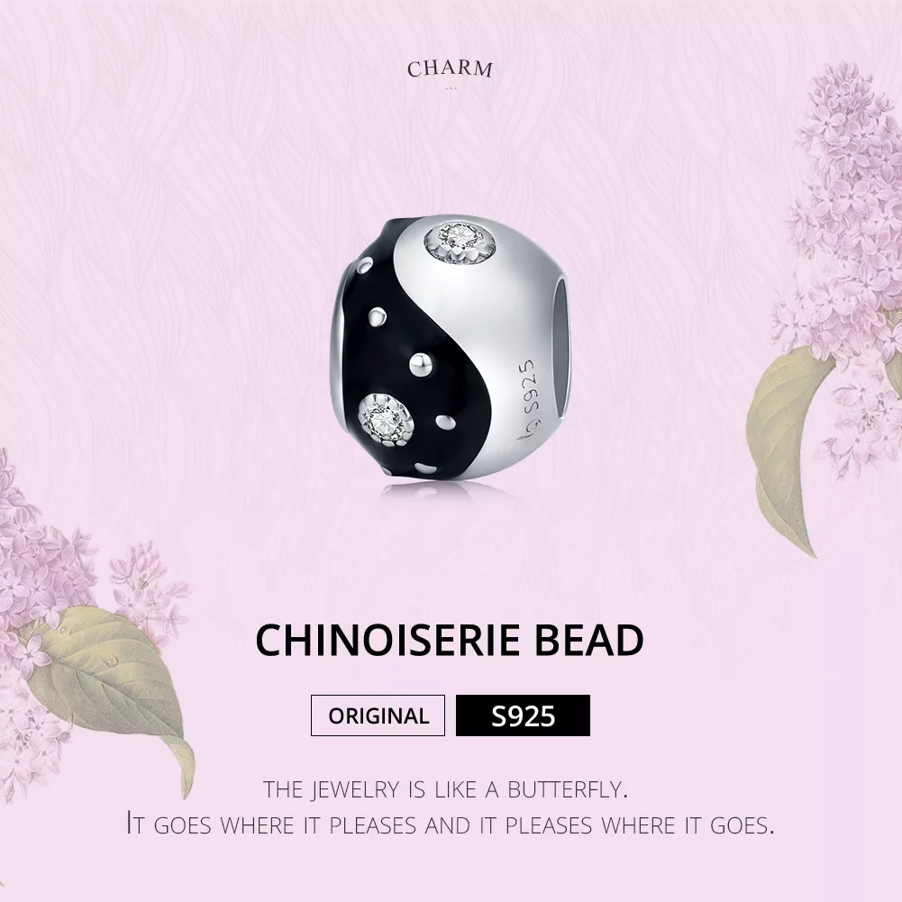 Charm Chinoiserie Yin Yang estilo Pandora - BSC192