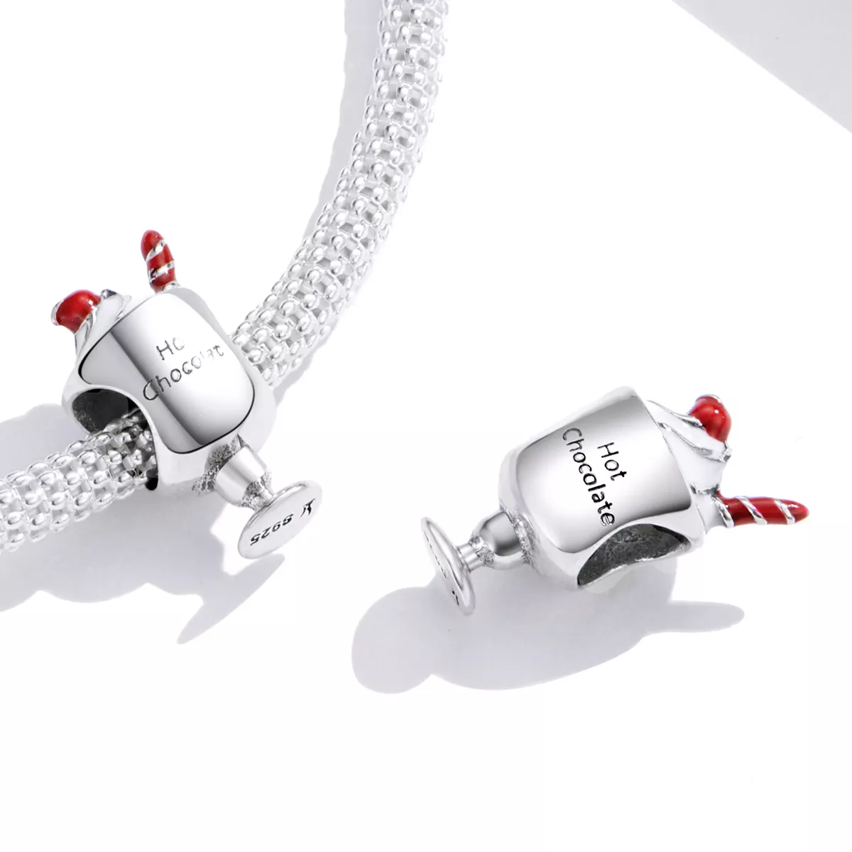 Charm Chocolate quente estilo Pandora - SCC1495