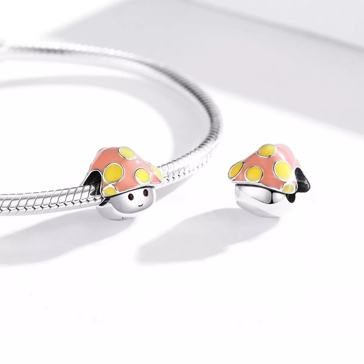Charm Cogumelos Coloridos estilo Pandora - SCC1853
