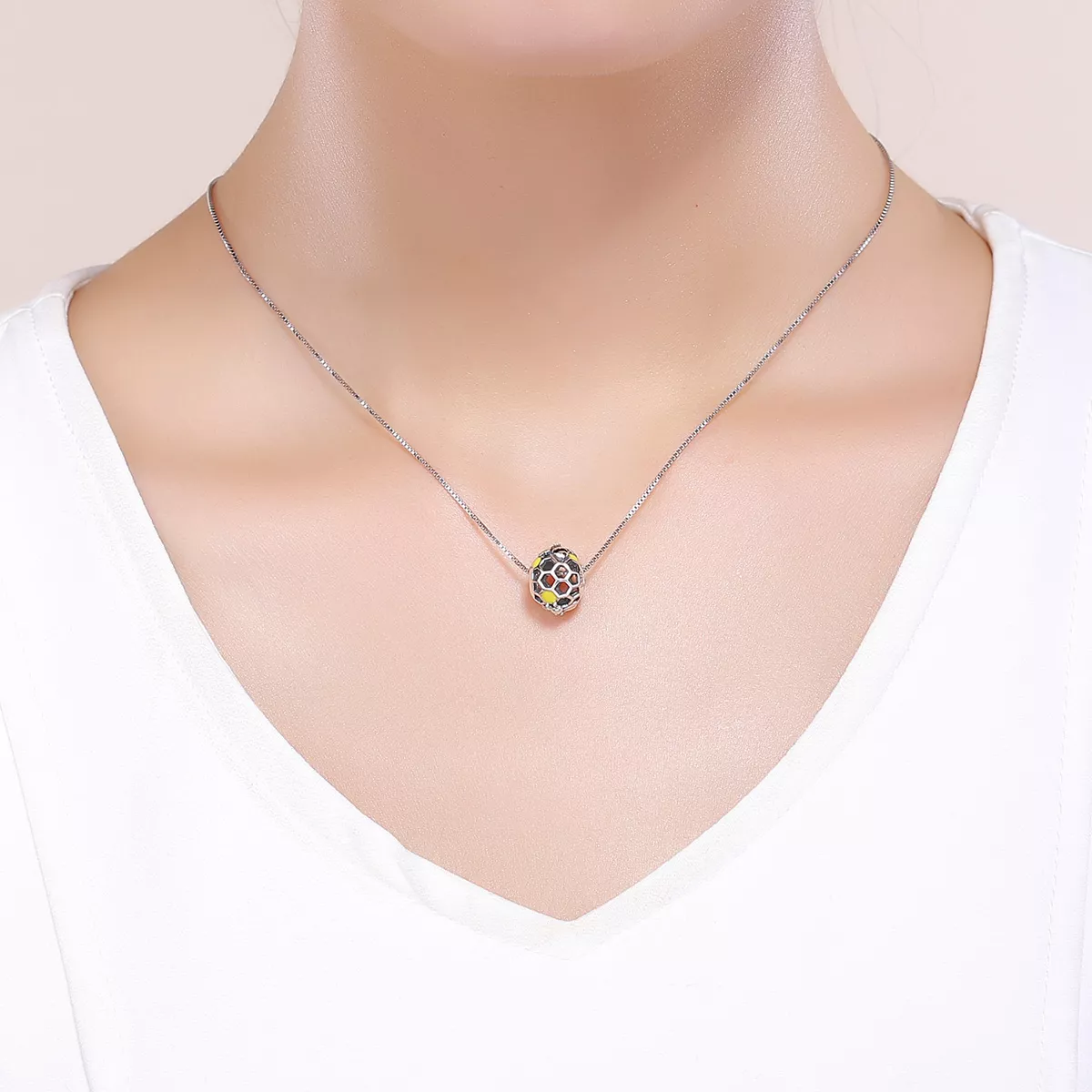 Charm Colmeia de abelha estilo Pandora - SCC779