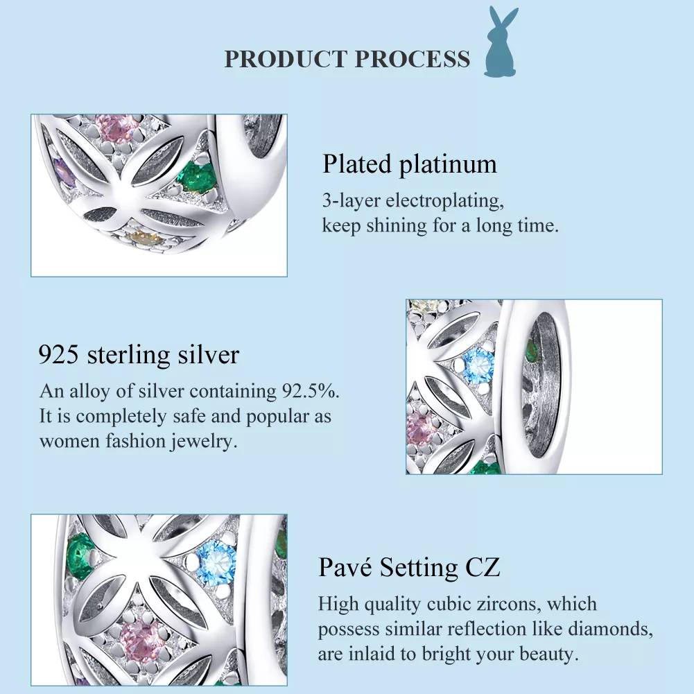 Charm Colorido life Pandora - BSC224