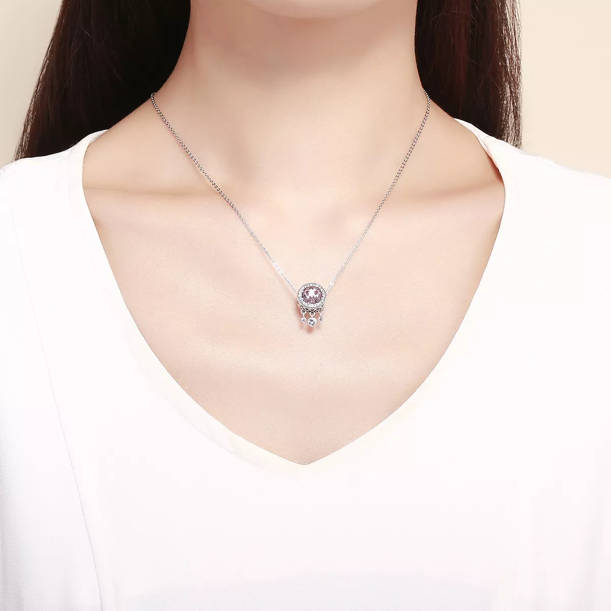 Charm Coração Brilhante estilo Pandora - SCC998