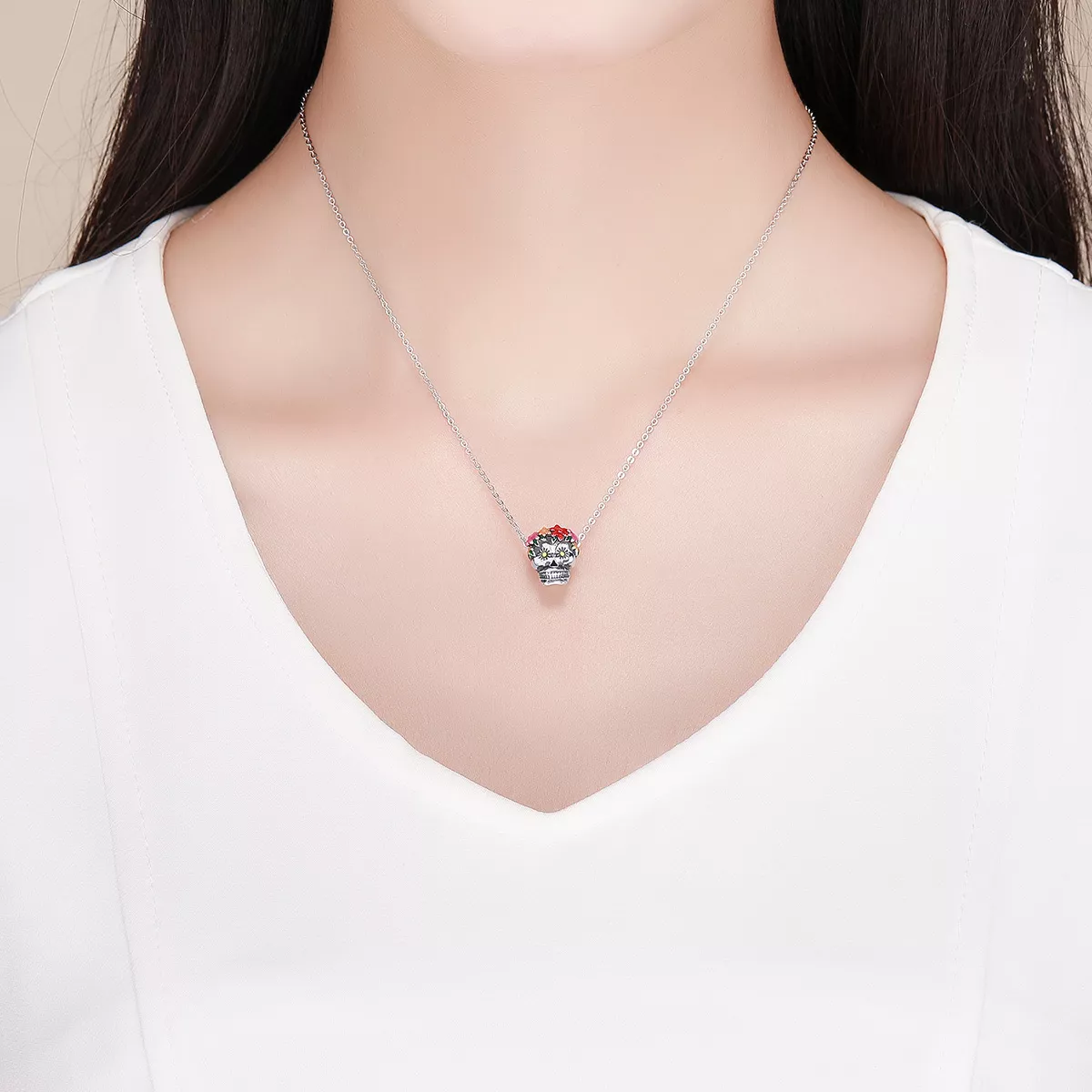 Charm Crânio de açúcar life Pandora - SCC888