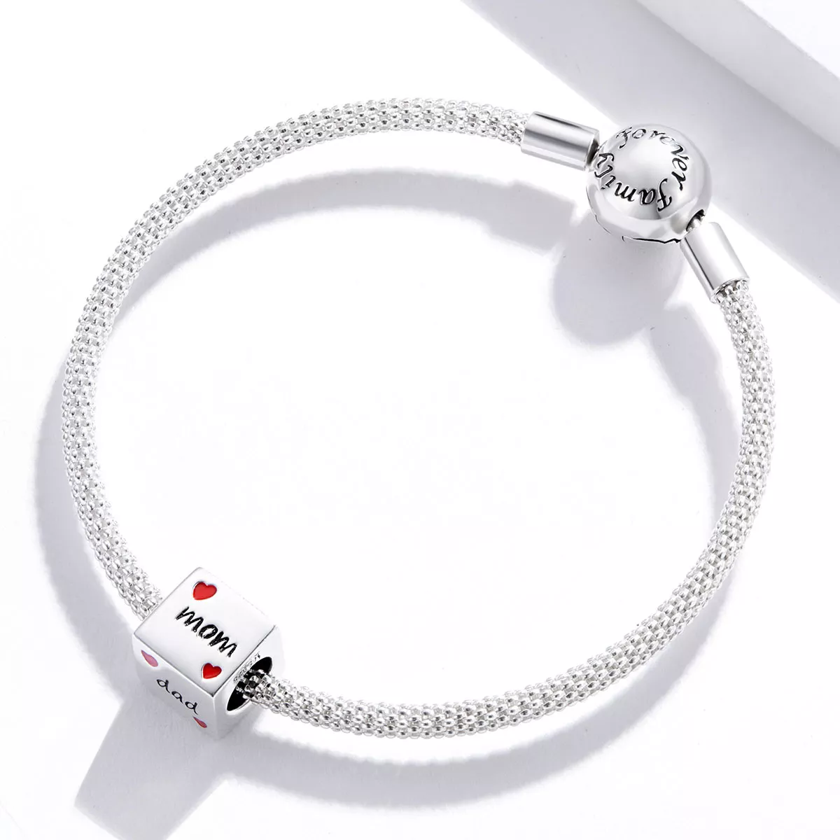 Charm Dados da Família do Amor estilo Pandora - SCC1672