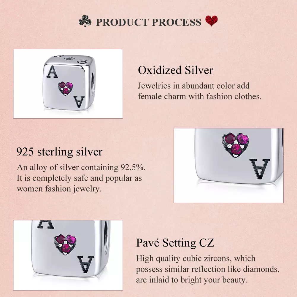 Charm Dados de amor life Pandora - SCC1440